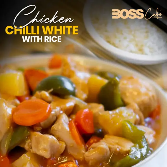 Chicken Chilli White with Rice